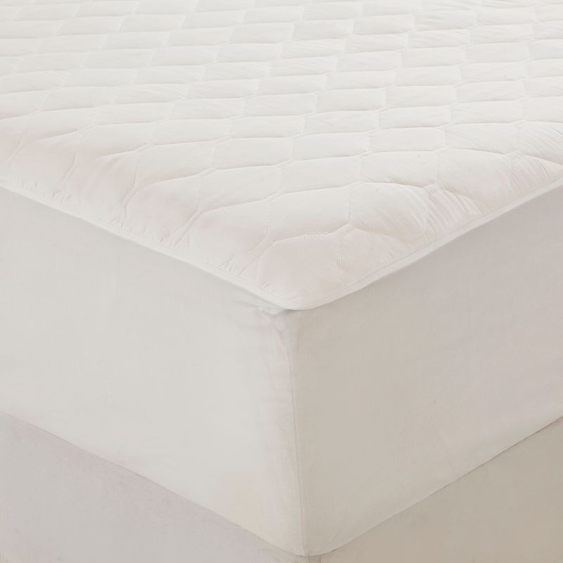 Beautyrest 250TC Cotton Deep Pocket Heated Mattress Pad with 20 Heat Settings, Full Size, 3 of 6