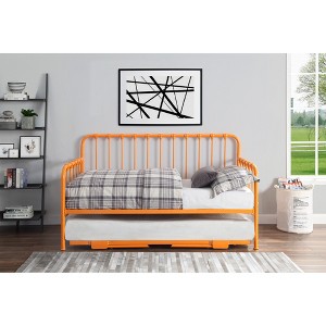 Twin Size Metal Daybed with Trundle for Bedroom - 1 of 4