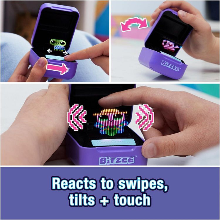 Bitzee, Interactive Toy Digital Pet with 15 Animals Inside, Virtual Electronic Pets React to Touch, 2 of 9