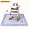 Tiny Twinkle Mess-Proof Splat Mats for Under High Chairs or Table Cover for Art Projects for Baby and Toddler (51" x 51") - 2 of 4