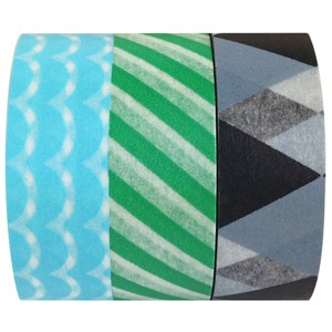 Wrapables Islet Oasis Japanese Washi Masking Tape (Set of 3) - 1 of 3