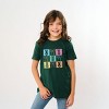 The Juniper Shop Checkered Bunny Coquette Distressed Youth Short Sleeve Tee - 3 of 4