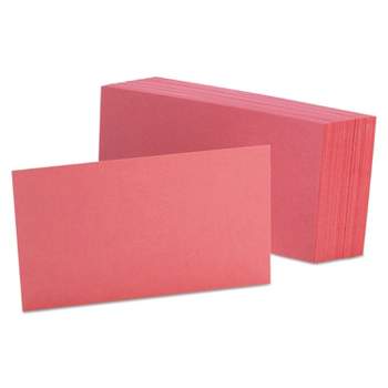Flash Cards, Ruled with Pink Frame, A6, Pack of 80 
