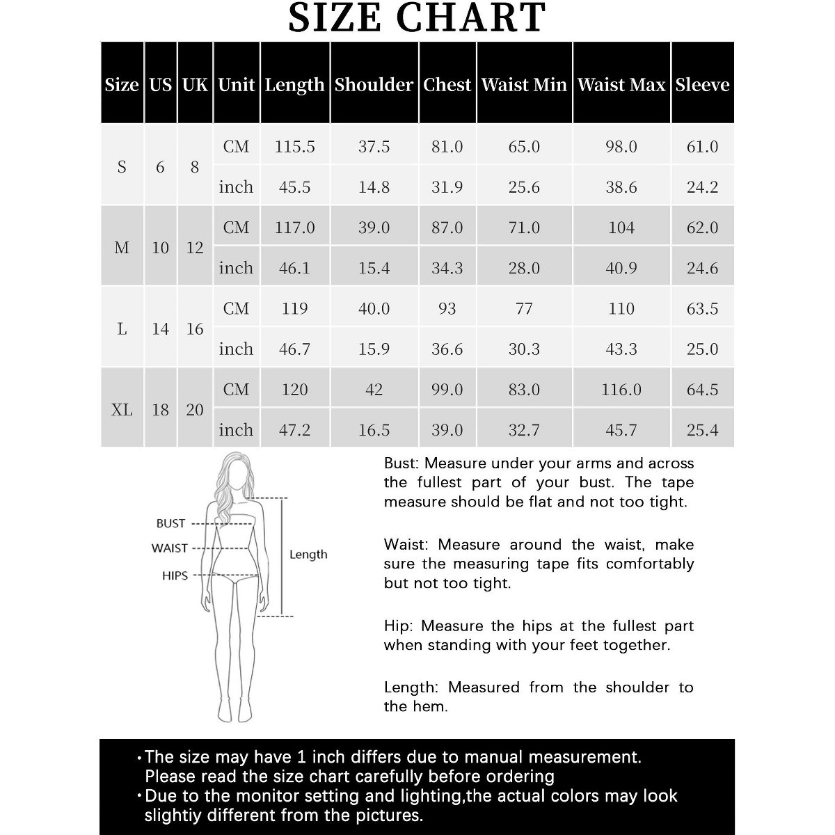 Женские платья INSPIRE CHIC Women's Casual Midi Round Neck Long Sleeve Flowy Fall Dresses with Belt Coffee Small 2 Packs Coffee/Black Large — фото 5