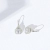 Platinum or Gold - Cut Drop Earrings Fashionable Temperament, Low Allergy Suitable for Women - 3 of 4