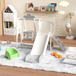 Kids Slide for Toddlers Age 1-4, Baby Slide Playground, Sturdy and Easy Assembly, Multiple Color Schemes - 1 of 4