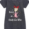 - Dr. Seuss - The Grinch Sweet As Cindy Lou Who Graphic Short Sleeve Fleece Dress - 2 of 4