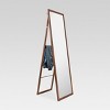 20" x 65" Wood Ladder Standing Mirror Brown - Threshold™: Easel Back, Full Body, Floor-Length, No Assembly Required - 3 of 4