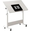 Nasitip Adjustable Height Standing Desk with Wheels - 34.6" Mobile Sit Stand Workstation for Home Office - 3 of 4
