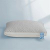 FONTOI 1 Pack Bed Pillow, Machine-Washable Cover with Reinforced Stitching, Perfect for Home, Hotel, Bed, Gray, 5.9"*16.93"*27.56" - 3 of 4