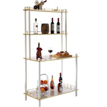 Multi-Tier Plastic Slide Out Pantry Organizers with Wheels by Lexi Hom -  Lexi Home