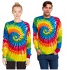 DARESAY Long Sleeve Tie Dye T-Shirt, For Men, Women And Teens (Up to 5XL) - 2 of 2