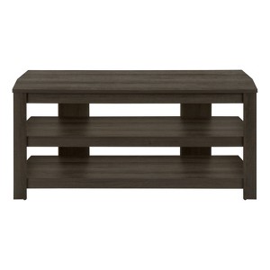 SEVOBAL TV Stands and Consoles Media Entertainment Center with Open Storage Shelves for Living Room, Oak, 42"*15.5"*19.75" - 1 of 4