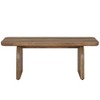 47in Rectangle Coffee Table, Wooden Living Room Table, Farmhouse Accent Center Low Tea Table with Sturdy Base & Rounded Corners, Easy Assembly - 2 of 4