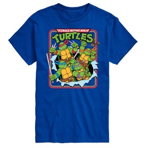 Men's - Teenage Mutant Ninja Turtles - Group Action Burst Short Sleeve Graphic T-Shirt - 1 of 4