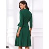 Allegra K Women's Business Office Long Sleeve Blazer Jacket Pleated Skirts 2 Piece Suit Sets Outfits - 4 of 4
