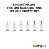 KINGART PRO Inkline Fine Line Pens , 6 pc - 2 of 4