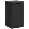 vidaXL Outdoor Garbage Bin Anthracite 15"x15"x25.6" PP - 2 of 4