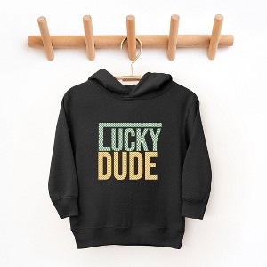 The Juniper Shop Block Checkered Lucky Dude Toddler Graphic Hoodie - 1 of 3