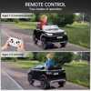 2-Seater Ride On Car for Kids, Powered Electric Vehicle w/ Parent Remote, LED Light, MP3 Player, 3 Speeds for Ages 3-8 Years Toddler - 3 of 4