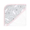 Hudson Baby Infant Girl Cotton Rich Hooded Towels, Pink Unicorn, One Size - 3 of 4
