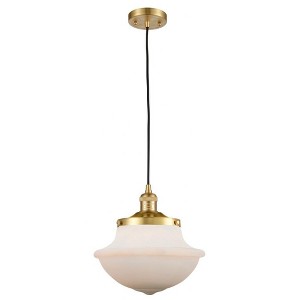 Oxford - 1 Light Cord Hung Mini Pendant In Traditional Style-11.5 Inches Tall and 11.75 Inches Wide - 1 of 1