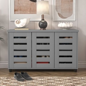 Galano 27.4 in. H x 45.6 in. W Wood Shoe Storage Cabinet (Effortless Assembly & Stylish Storage Solution) - 1 of 4