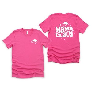 Simply Sage Market Women's Mama Claus Front and Back Short Sleeve Graphic Tee - 1 of 4