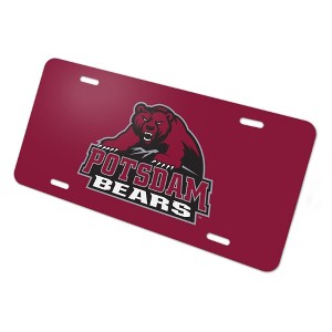 State University of New York at Potsdam Primary Logo Novelty Metal Vanity Tag License Plate - 1 of 4