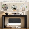 Dexmalle Waterfall Design Farmhouse Console Table with 2 Concealed Drawers - 4 of 4