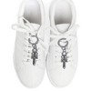 Unique Bargains Sword-shaped Shoelace Charms Gray Black 2 Pcs - 2 of 4