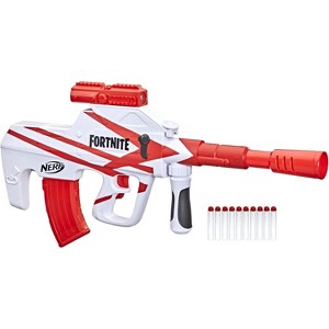 Nerf Fortnite B-AR Motorized Dart Blaster - Fortnite Converge Wrap, Motorized 10-Dart Blasting, 10-Dart Clip, 10 Official Elite Darts - 1 of 1