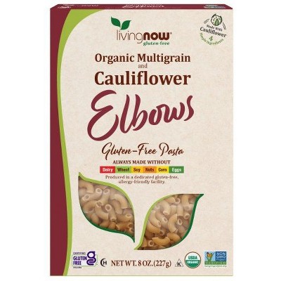 Organic Multigrain Cauliflower Elbows Gluten-Free Pasta by Now Foods  -  8 oz Box