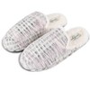 Jessica Simpson Womens Plush Smoking Slipper With Memory Foam - 4 of 4