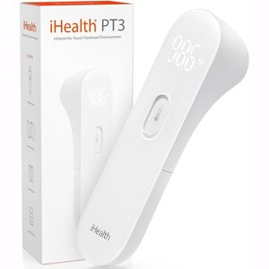 iHealth No-Touch Forehead Thermometer, Digital,3 Ultra-Sensitive Sensors, Large LED Digits, Quiet Vibration) - 1 of 4