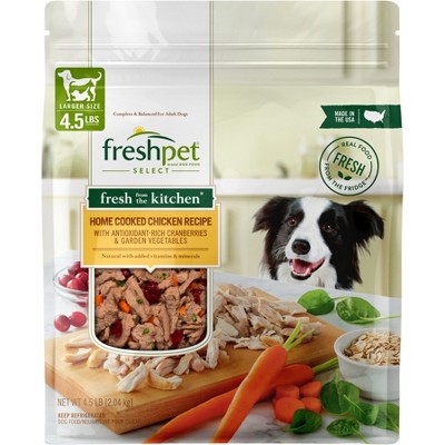 Freshpet Select Fresh From The Kitchen Home Cooked Chicken Recipe Refrigerated Wet Dog Food - 4.5lbs