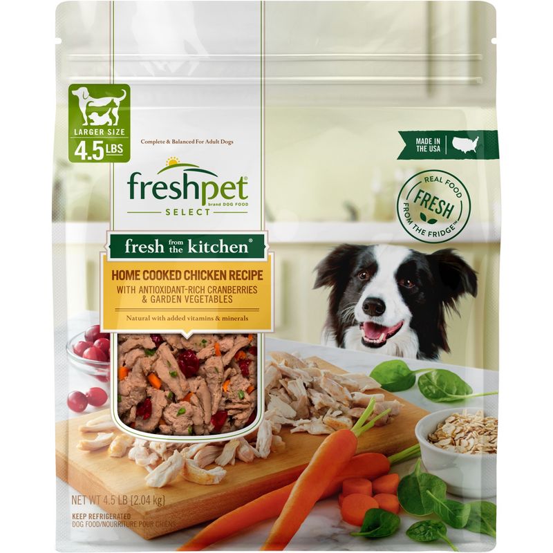 Freshpet Select Fresh From the Kitchen Home Cooked Chicken and Vegetable Recipe Refrigerated Dog Food, 1 of 7