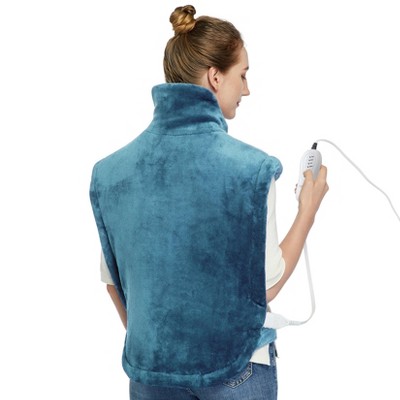 Heating Pad for Neck and Shoulders Back Pain Relief, Weighted Electric Heating Pads with Auto Shut Off, Full Body Large Back Heat Pad