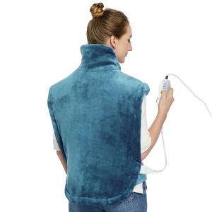 Heating Pad for Neck and Shoulders Back Pain Relief, Weighted Electric Heating Pads with Auto Shut Off, Full Body Large Back Heat Pad - 1 of 4