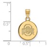 Black Bow Jewelry 14k Yellow Gold Ohio State Buckeyes NCAA Small Pendant - 2 of 3