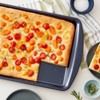 Wilton 15.2"x10.2" Diamond-Infused Medium Baking Sheet Navy Blue - 2 of 4