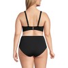 Lands' End Women's Chlorine Resistant Twist Front Underwire Bikini Swimsuit Top - 2 of 4