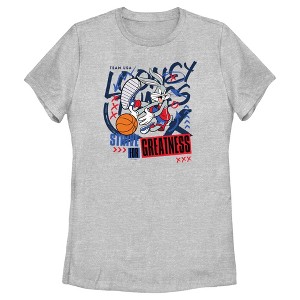 Women's Team USA X Looney Tunes Bugs Bunny Strive for Greatness T-Shirt - 1 of 4