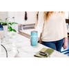 100 North 20 Ounce Stainless Steel On the Go Travel Tumbler With Push Top Lid, Biceps in Your Way Teal - 4 of 4
