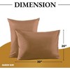Linen Classique Premium Sateen Cotton 320TC Wrinkle Resistant Envelope Pillowcase – (2 Pack) - 3 of 4