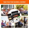 Costway Outdoor BBQ Grill Charcoal Barbecue Pit Patio Backyard Meat Cooker Smoker - 3 of 4