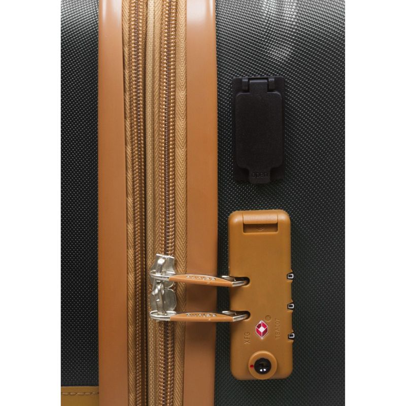 World Traveler Garland Hardside 3-Piece Luggage Set With USB Port, 4 of 8