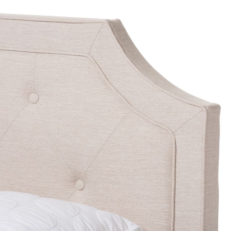 Willis Modern and Contemporary Fabric Upholstered Bed - Baxton Studio, 5 of 10