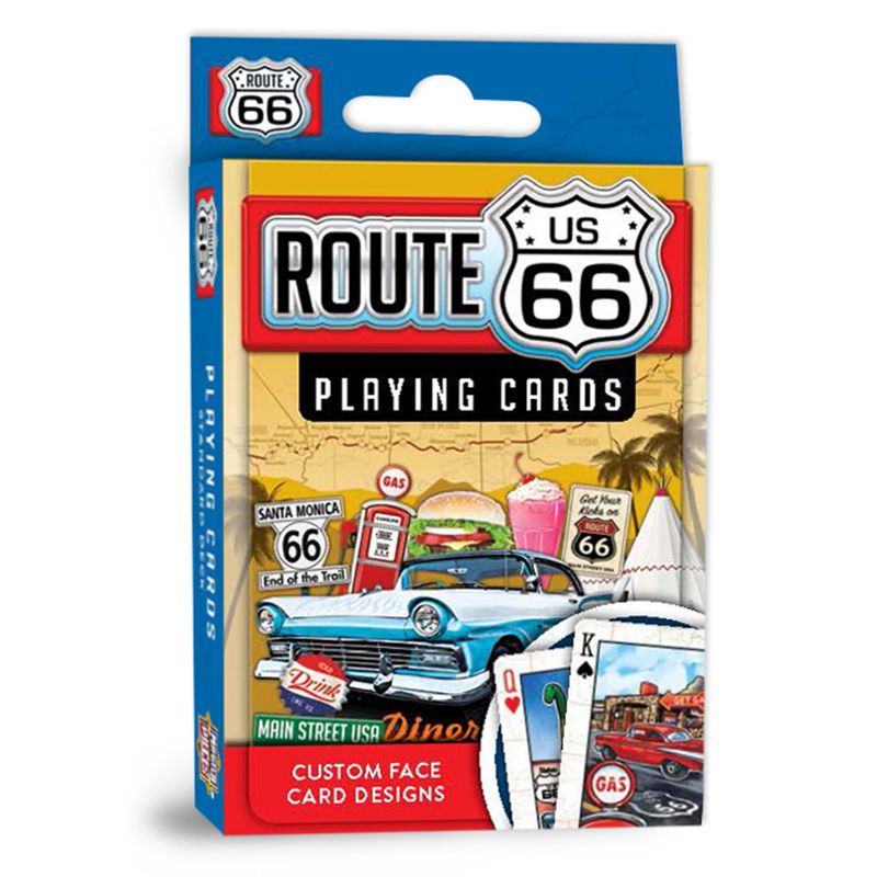 MasterPieces Officially Licensed Route 66 Playing Cards - 54 Card Deck for Adults, 2 of 6