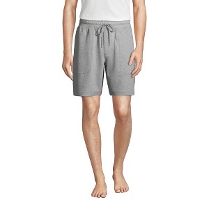 Lands' End Men's Waffle Pajama Shorts - 1 of 4